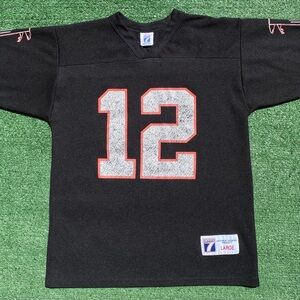 VTG 90’s Logo 7 Atlanta Falcons Chris Chandler Football Jersey Boy’s SZ Medium